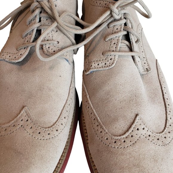 Sketchers Mark Nason Tan Suede Wingtips, 11 Med - Picture 5 of 11